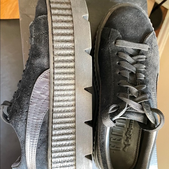 FENTY PUMA Suede Platform Creeper Shoes - Picture 3 of 4